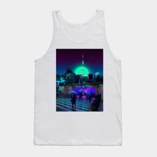 Rainy Tokyo runner Tank Top